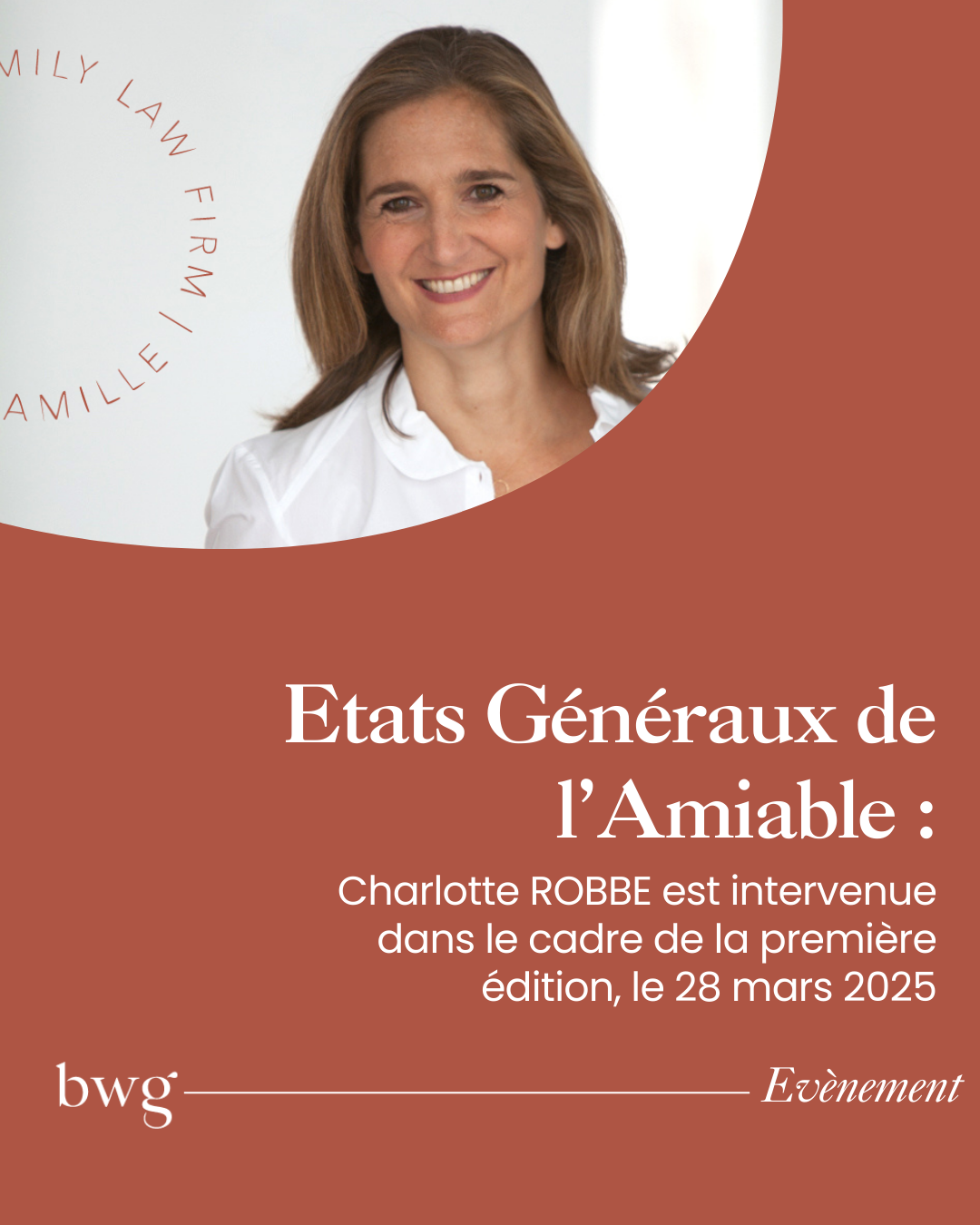 Le 28 mars 2025, Charlotte ROBBE est intervenue dans le cadre de la première édition des Etats Généraux de l’Amiable